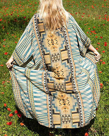 Kaftan Boho Long Cardigan Beach Dress
