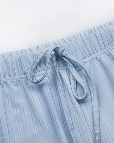 3 Piece Outfits Lounge Scoop Neck Crop Tops High Waist Pants Open Front Cardigan Set