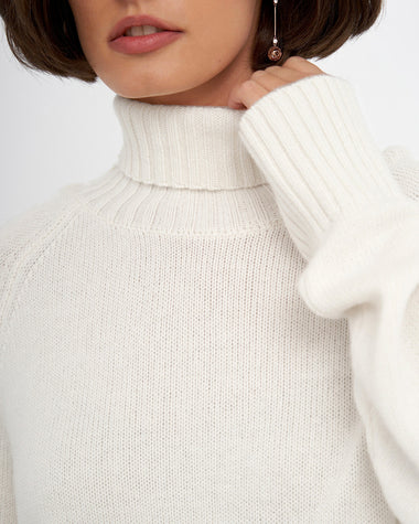 Turtleneck Sweater Casual Loose Knitted Pullover Tops