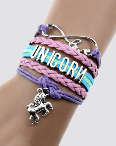 Unicorn Decor Layered Bracelet