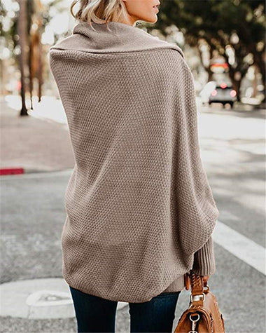 Knitted Casual Knitted Solid Cotton Winter Cardigan