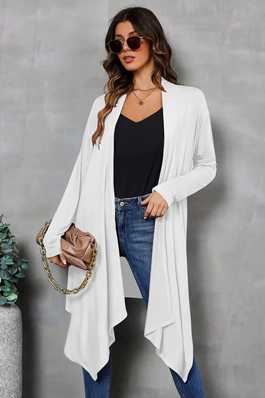 Open Front Cardigan Soft Outerwear - Zeagoo (Us Only)