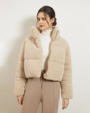 Warm Thick Lamb Plush Cotton Jacket Coat
