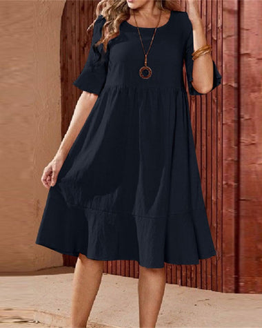 plus size babydoll dress FLORAL IN TEAL Winslow Collection While The Babydoll Fit Flows With A Light Plus Size - Babydoll Lace