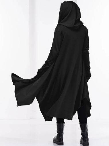 Women's Asymmetric Witch Long Coat & Cape